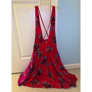 Free People Floral Pattern Shift Dress